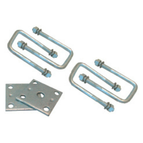 Square U-Bolt Kit 100 x 51mm
